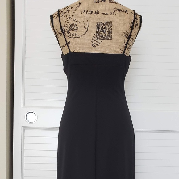 Like New BCBG Max Azria Cowl Neck Long Black Dress - Local Pickup Available - Picture 2 of 8